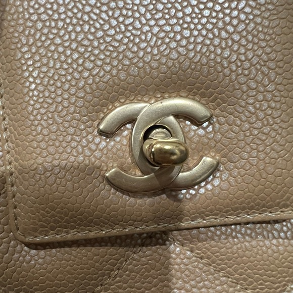 Rare Iridescent CHANEL Kelly Shopper Bag - Picture 9 of 17